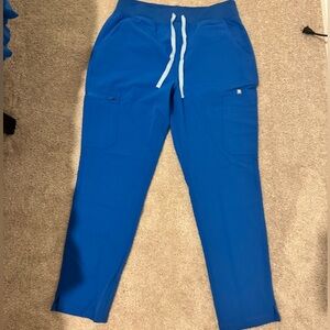 BRAND NEW Figs Yola High Waisted 2.0 Skinny Scrub Pants - Royal Blue